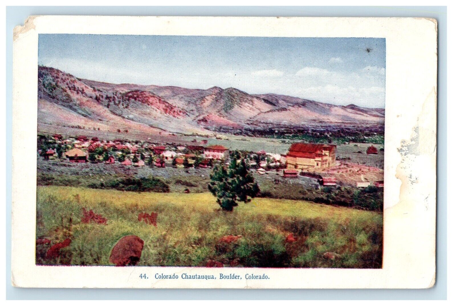 c1905 A View Of Colorado Chautauqua Boulder Colorado CO Antique Postcard