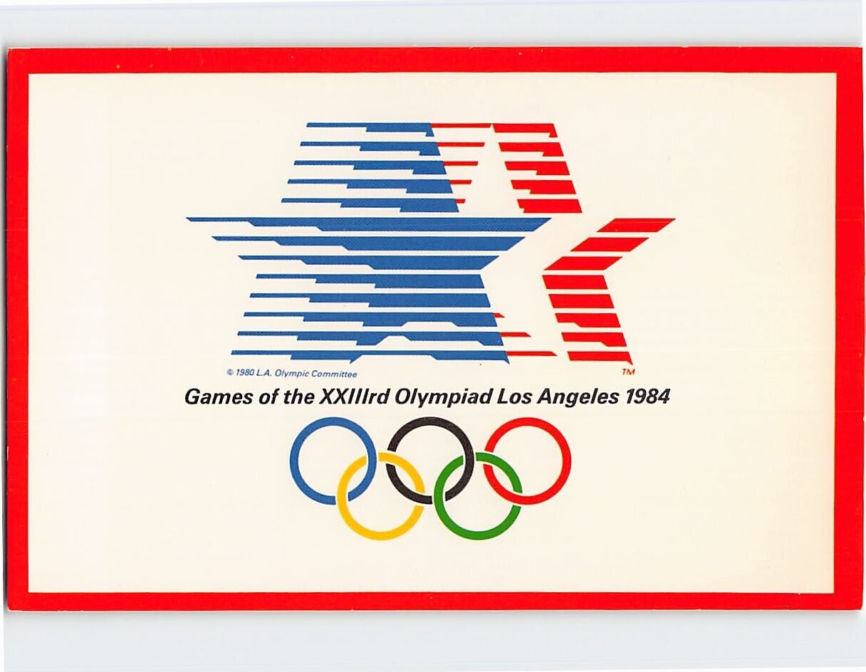 Postcard Games of the XXIIIrd Olympiad Los Angeles 1984 Los Angeles CA USA
