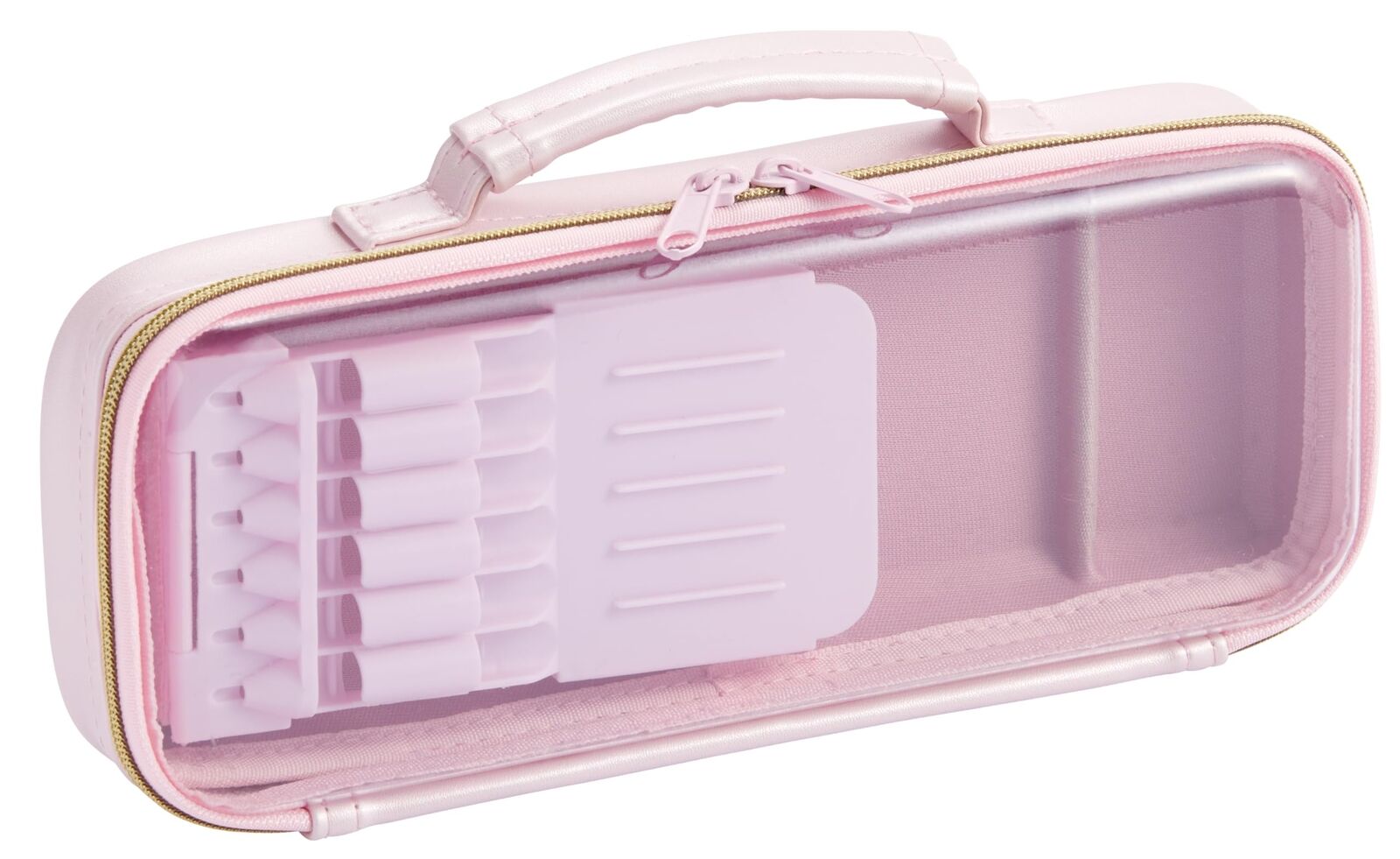 Reimei Fujii Pen Case Top Liner Clear Light Pink