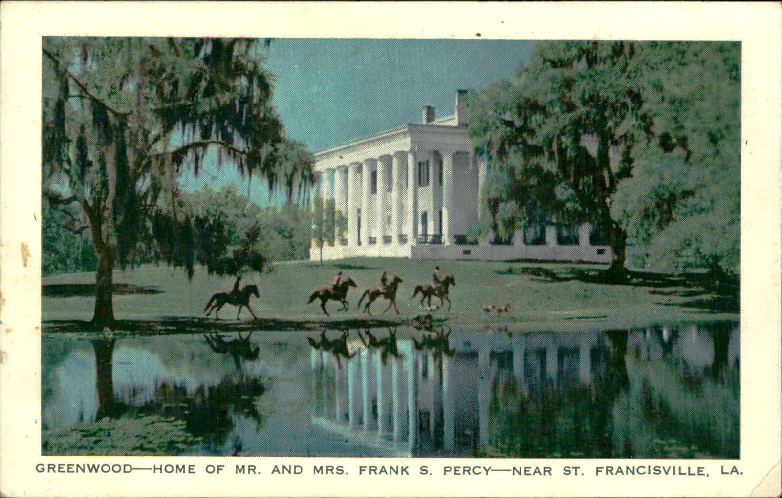 Postcard: GREENWOOD St. Francisville, Louisiana