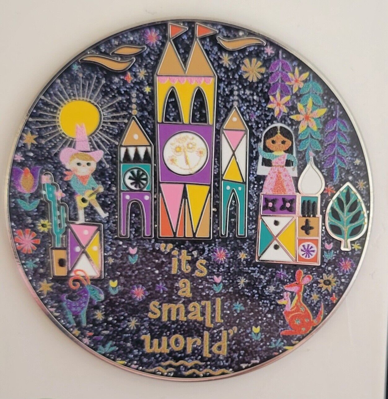 Disney It’s A Small World Clock Circle 2024 Pin OE New In Hand