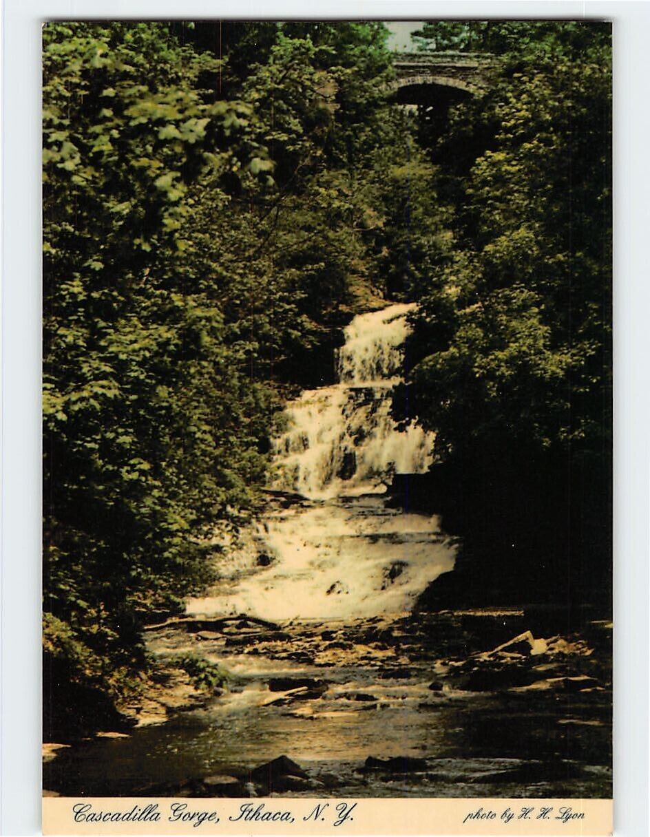 Postcard Cascadilla Gorge, Ithaca, New York