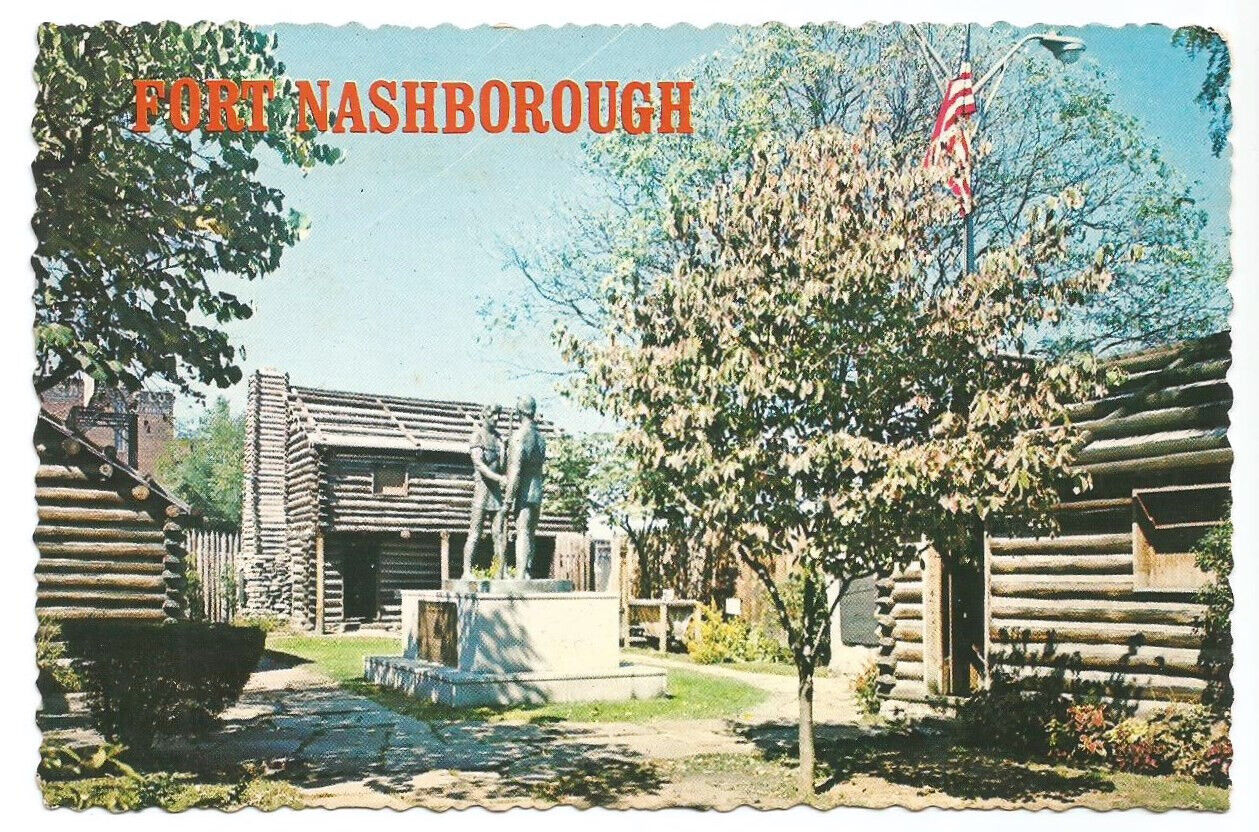 Nashville TN Postcard Tennessee Fort Nashborough
