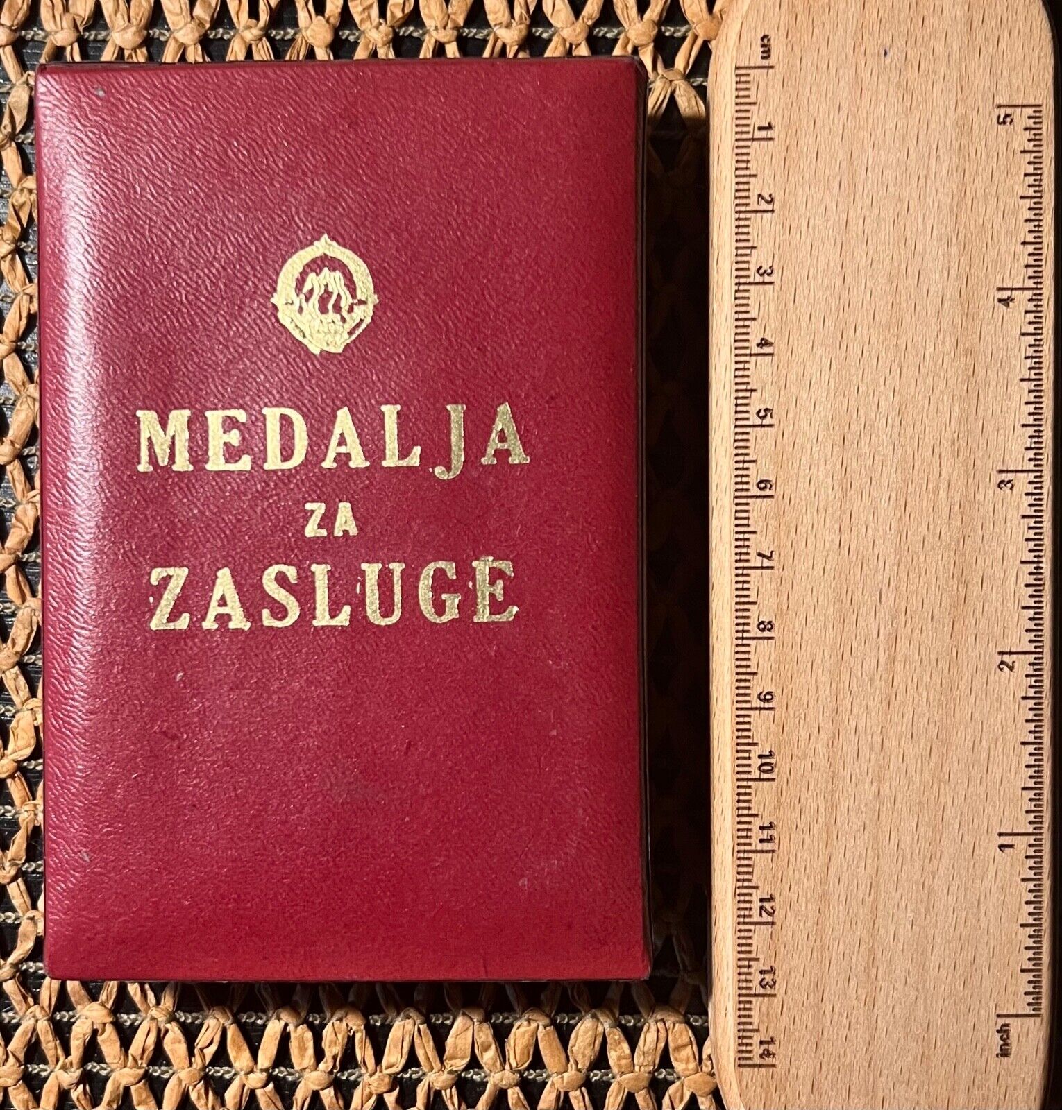Yugoslav box for Medal of Merit SFRY Yugoslavia