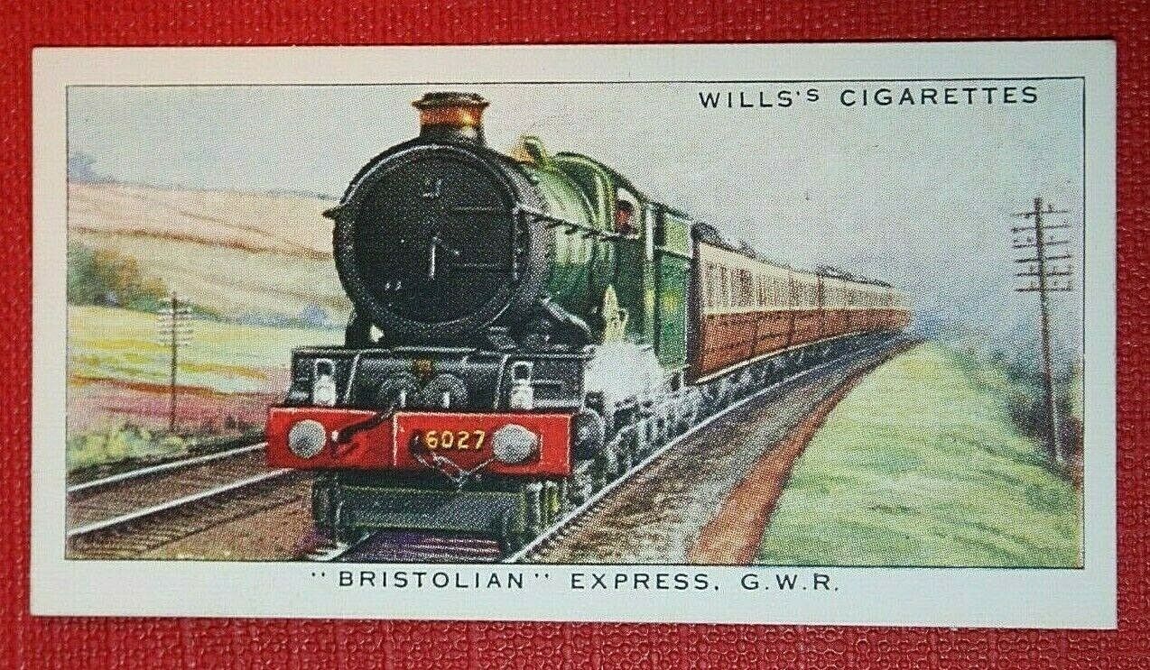 GWR  BRISTOLIAN EXPRESS  Vintage 1930\'s Railway Card  PC03