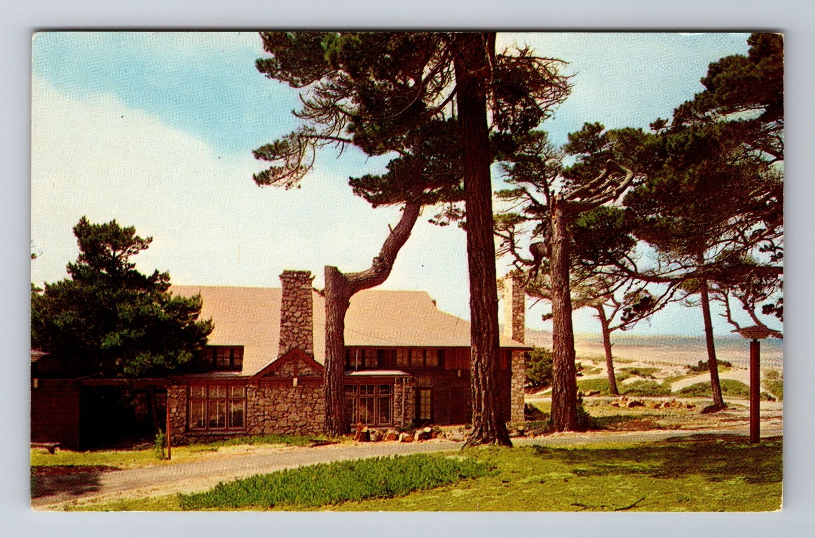 Pacific Grove CA-California, The Chapel, Asilomar Conference, Vintage Postcard