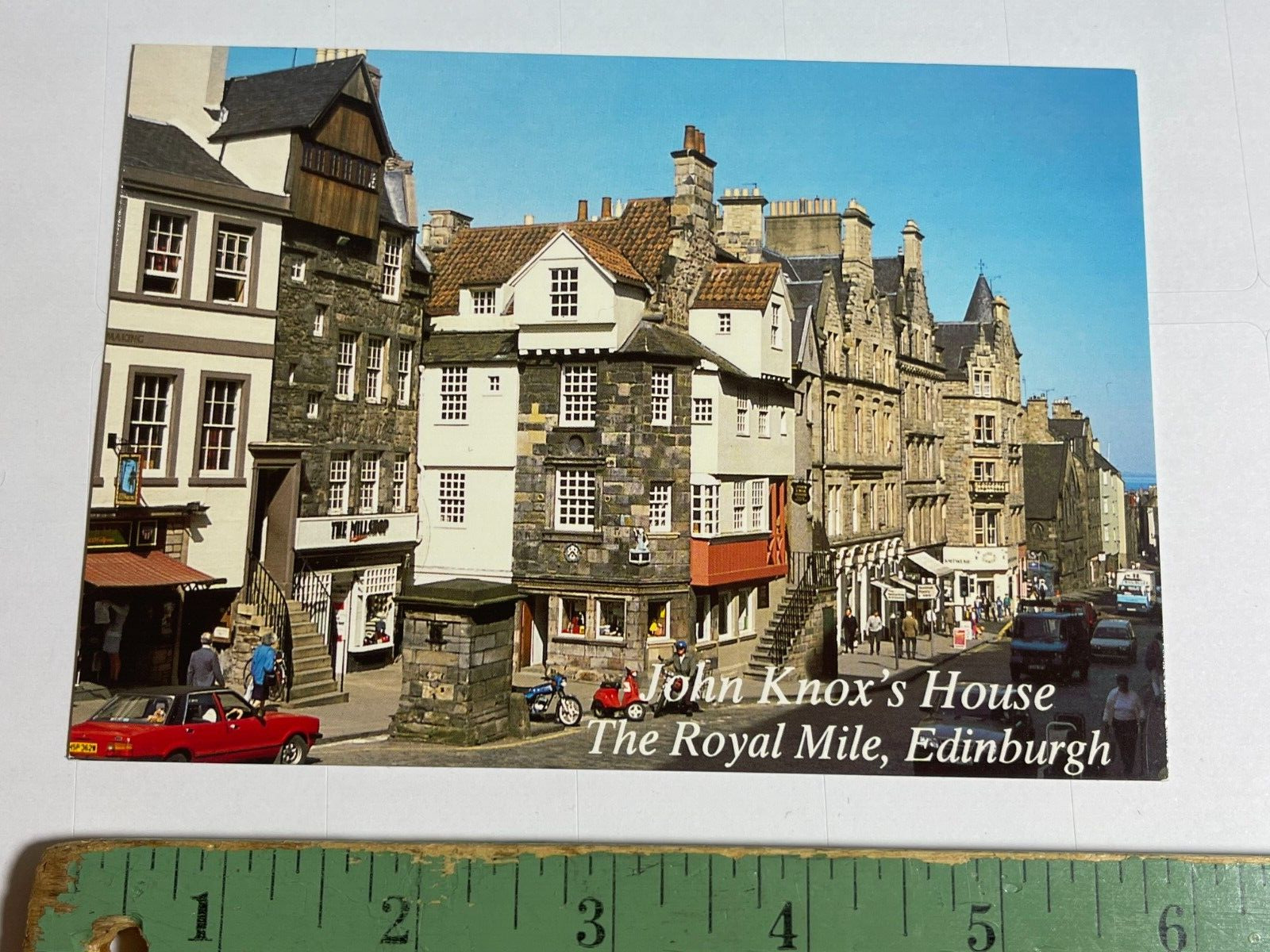 VINTAGE John Knox\'x House The Royal Mile Edinburgh UNUSED Postcard | P188