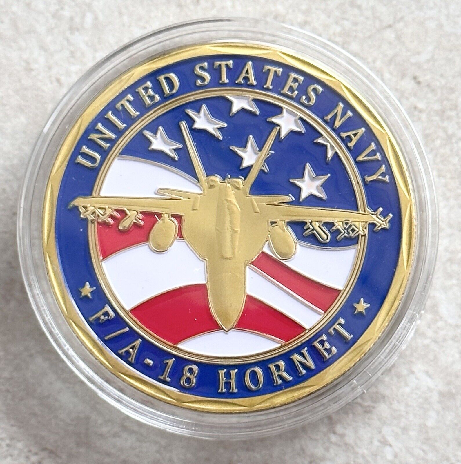 F/A-18 Hornet Challenge Coin USN US NAVY