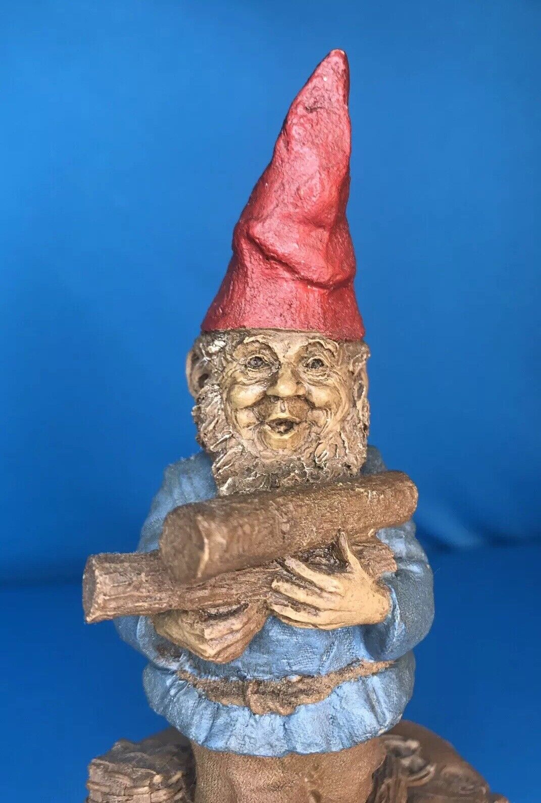 STUMBLES 1987 Tom Clark Garden Gnome Cairn Christmas Red Elf Hat