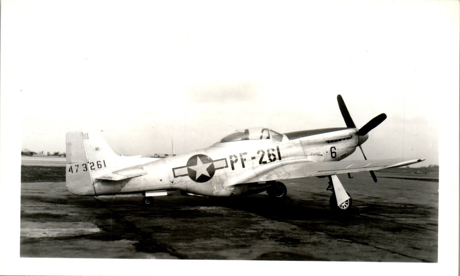 North American P-51 Mustang Fighter Plane Photo (3 x 5)