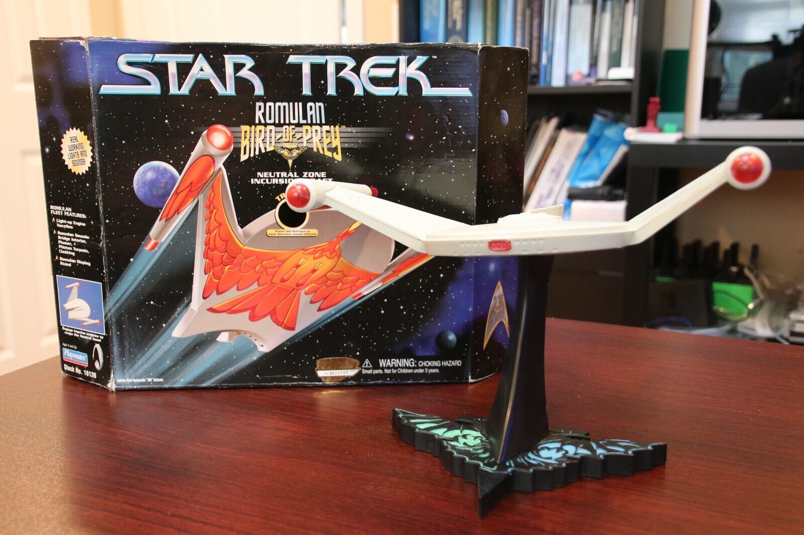 Star Trek Playmates Romulan Bird of Prey 1997 (Tested)