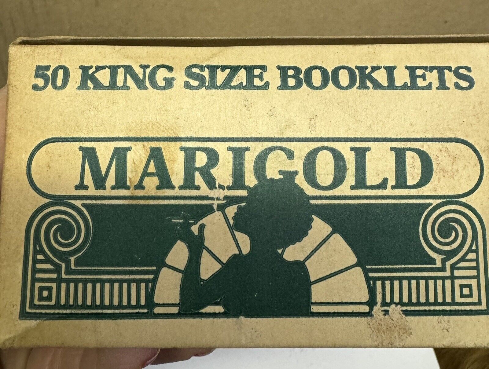 Vintage New Marigold Rolling Papers King Size Hemp Unused Full Box \