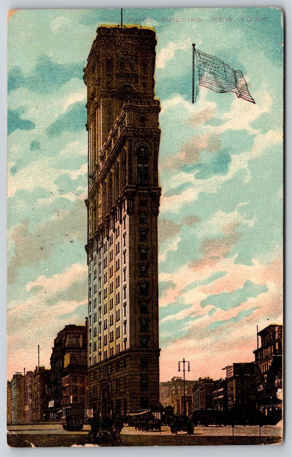 Postcard Times Building, New York 1910 L206