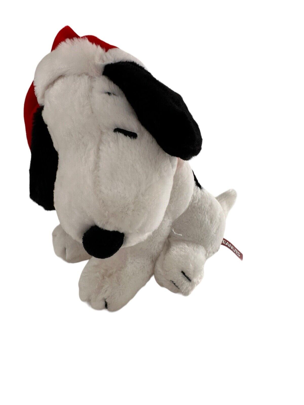 Peanuts Dancing Snoopy Animated Christmas Toy Plush Shakes Moves Tested No Music