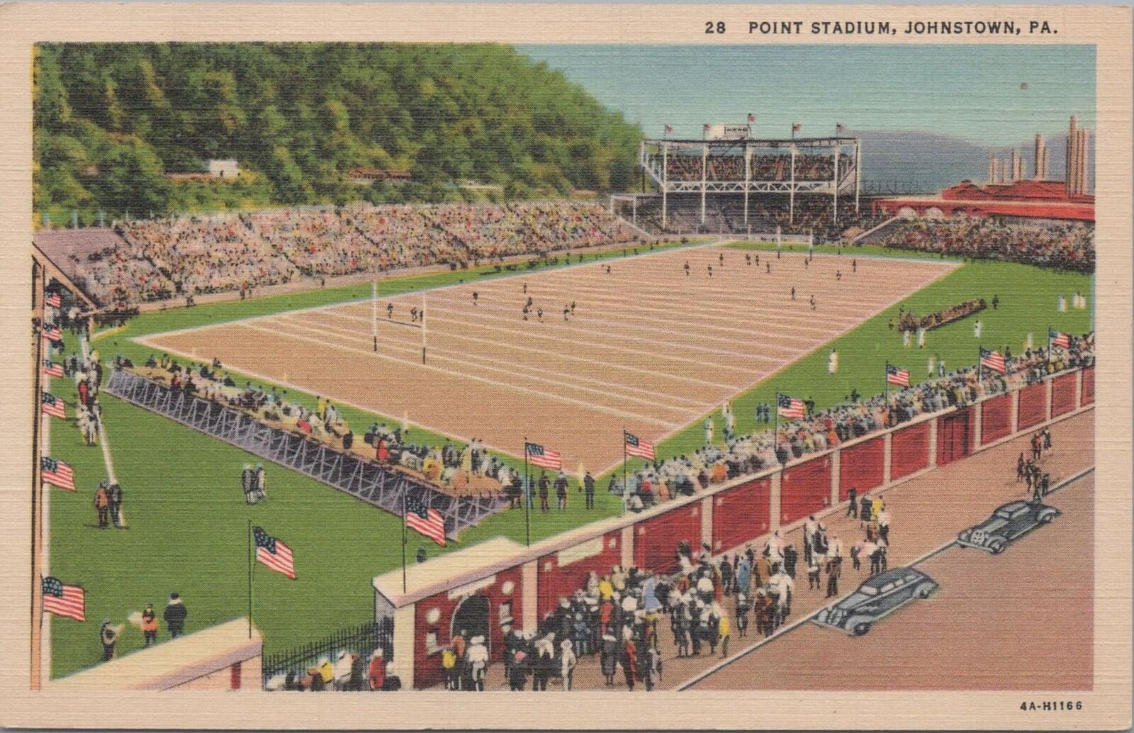Postcard Point Stadium Johnstown PA 