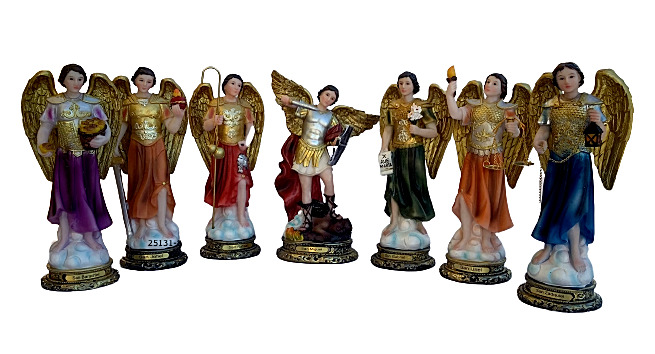 7 Arcangeles Complete Set Religious Figurines Archangels 8