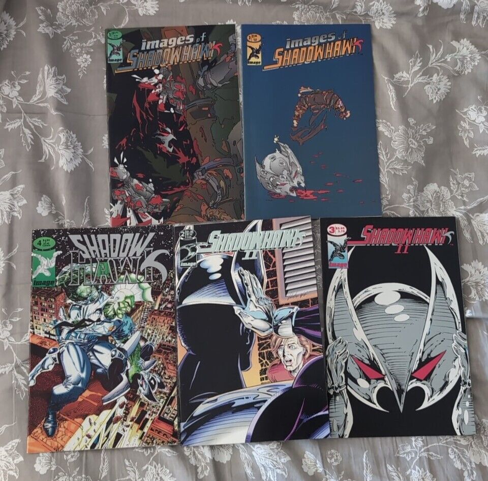 Lot of 5 Shadowhawk Image Comics Excellent Condition