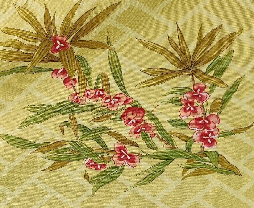 Clarence House Kazumi Yoschida Floral Fabric La Belle Saison Asia Botanic BTY