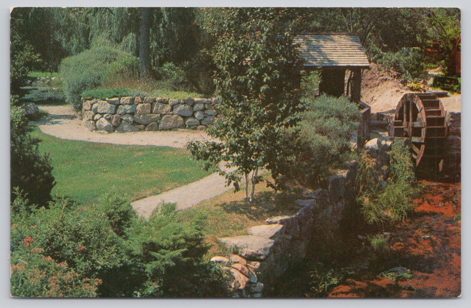 War Memorial Green Marshfield Massachusetts Vintage Postcard