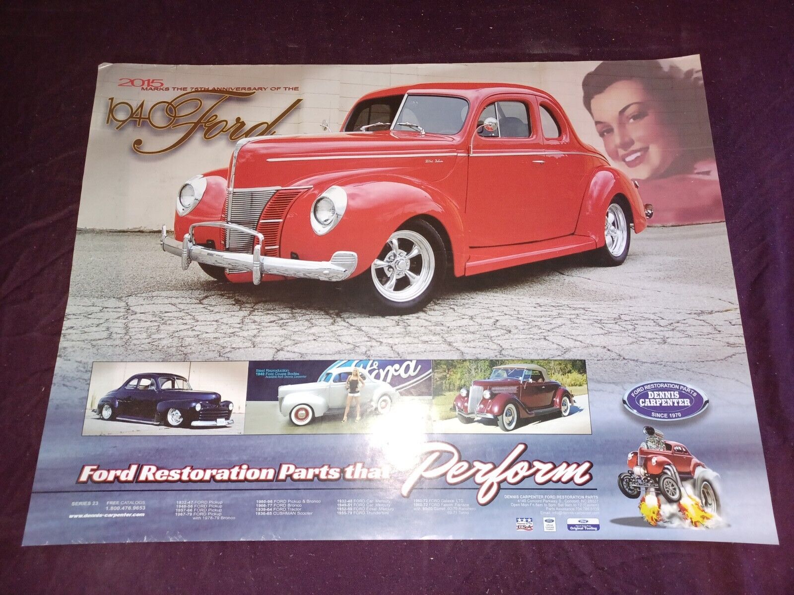 Dennis Carpenter- Ford Restoration Parts 1940 Ford Promo Poster