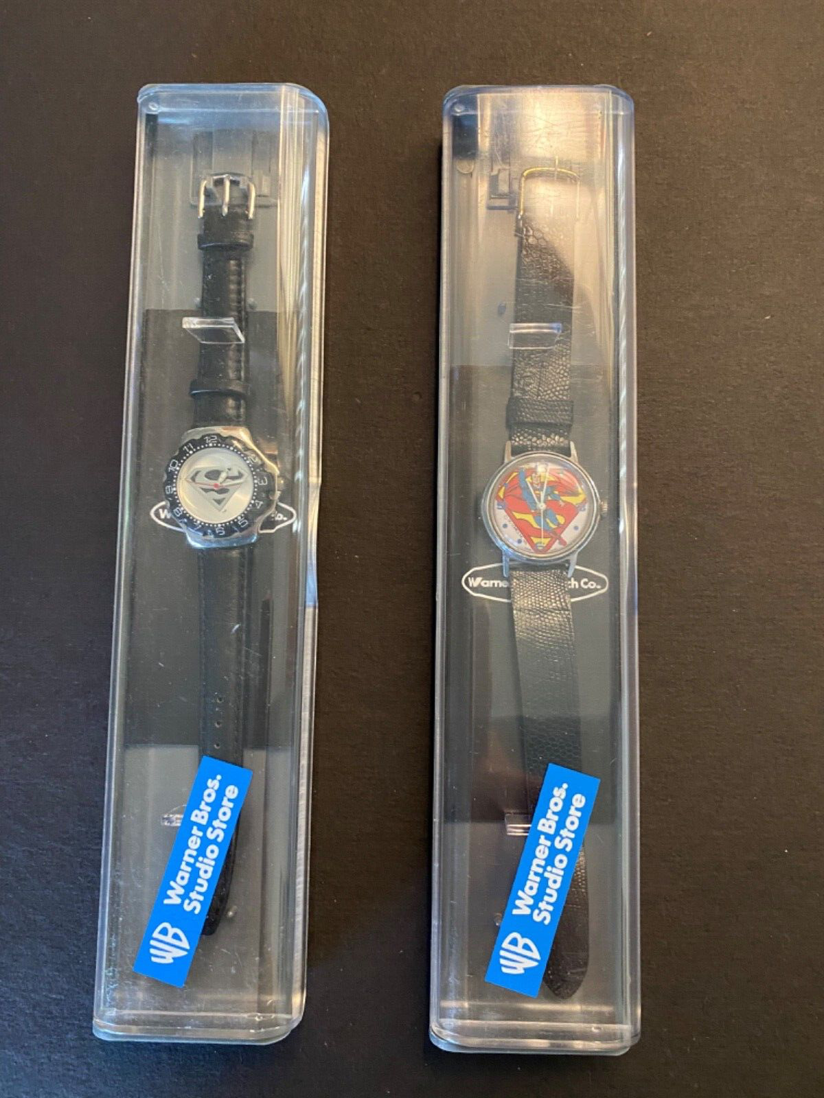 2 Fossil Superman Wristwatches MIP