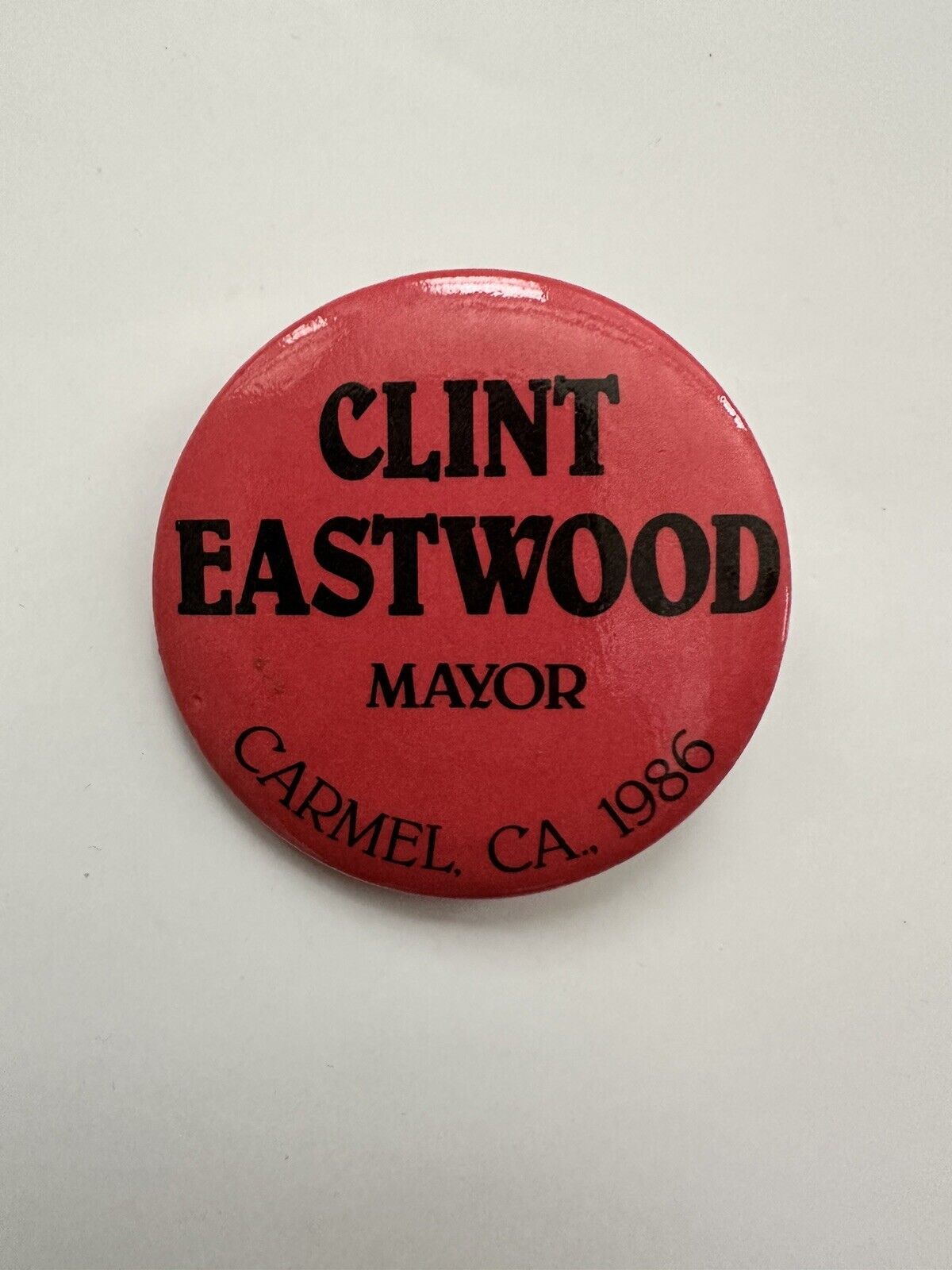 Vintage Clint Eastwood Mayor of Carmel 1986 Pink Color 2\