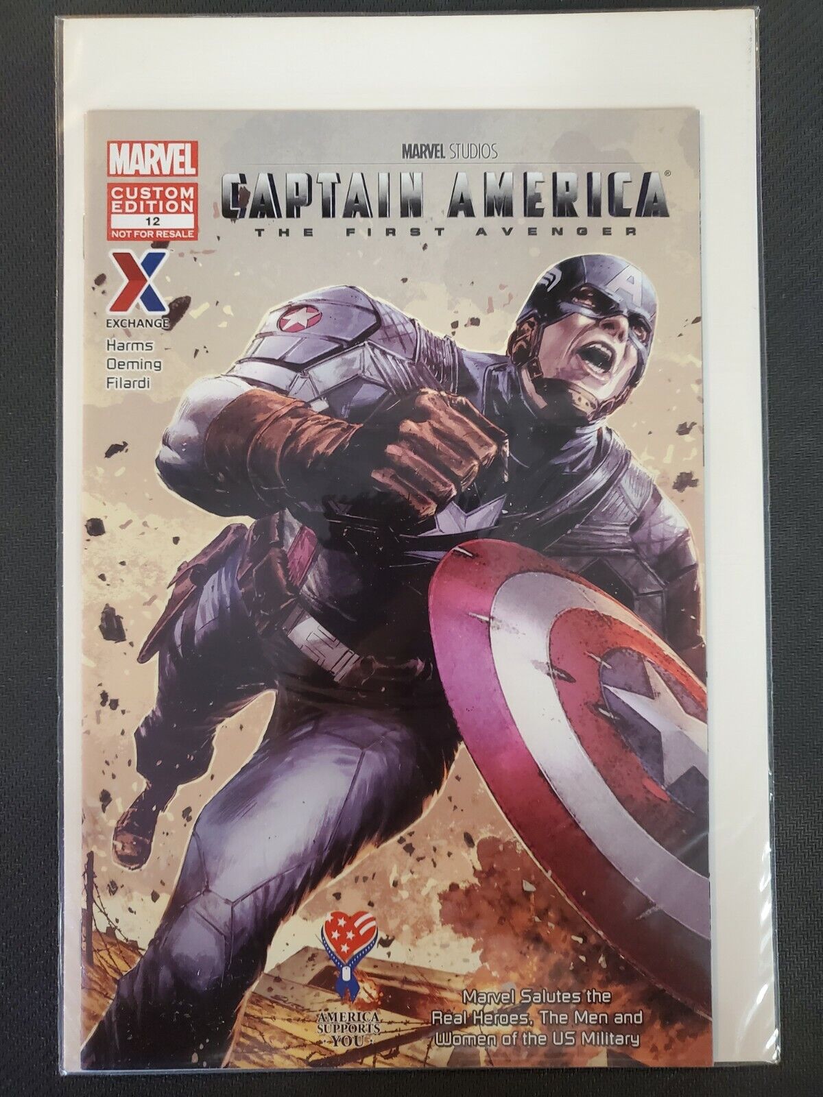 Captain America #12 Military Exchange Marvel VF/NM Comics Book