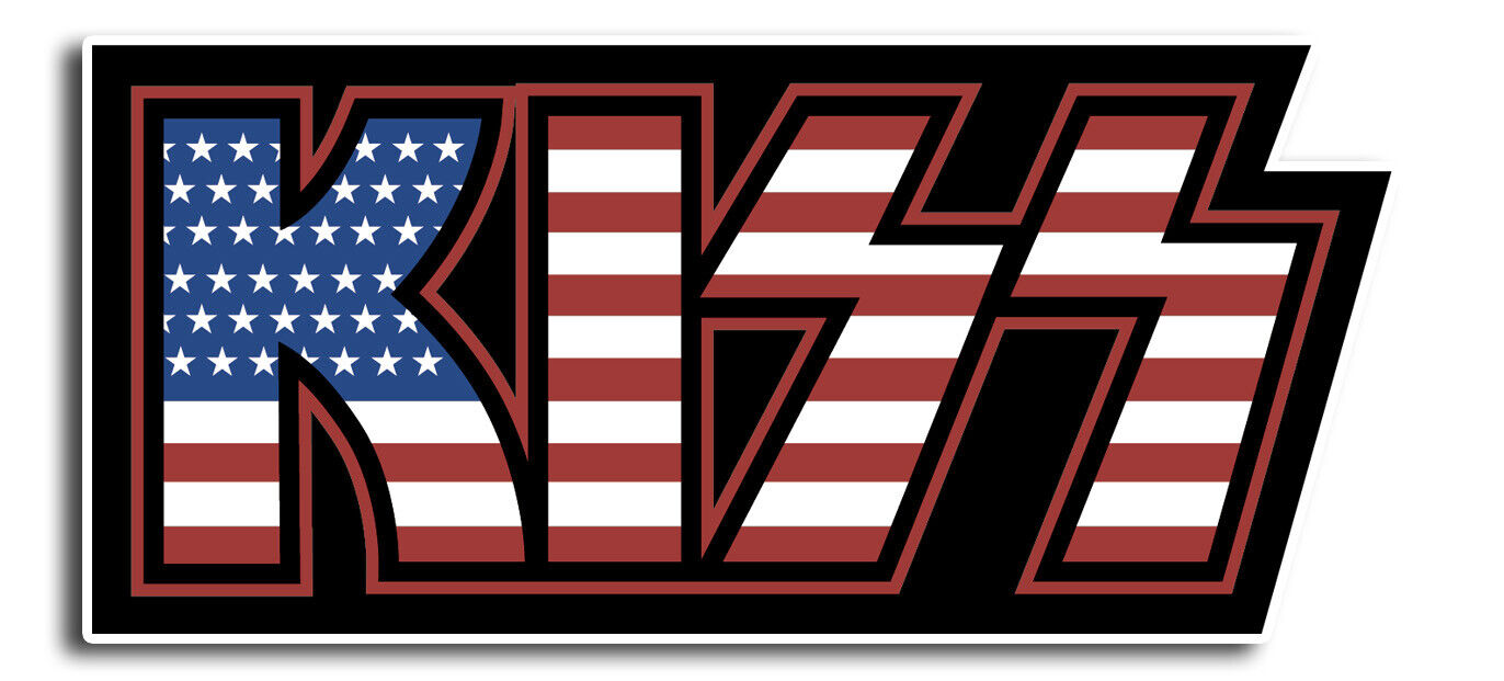 Kiss Band American Logo  Logo Sticker / Vinyl Decal  | 10 Sizes with TRACKING