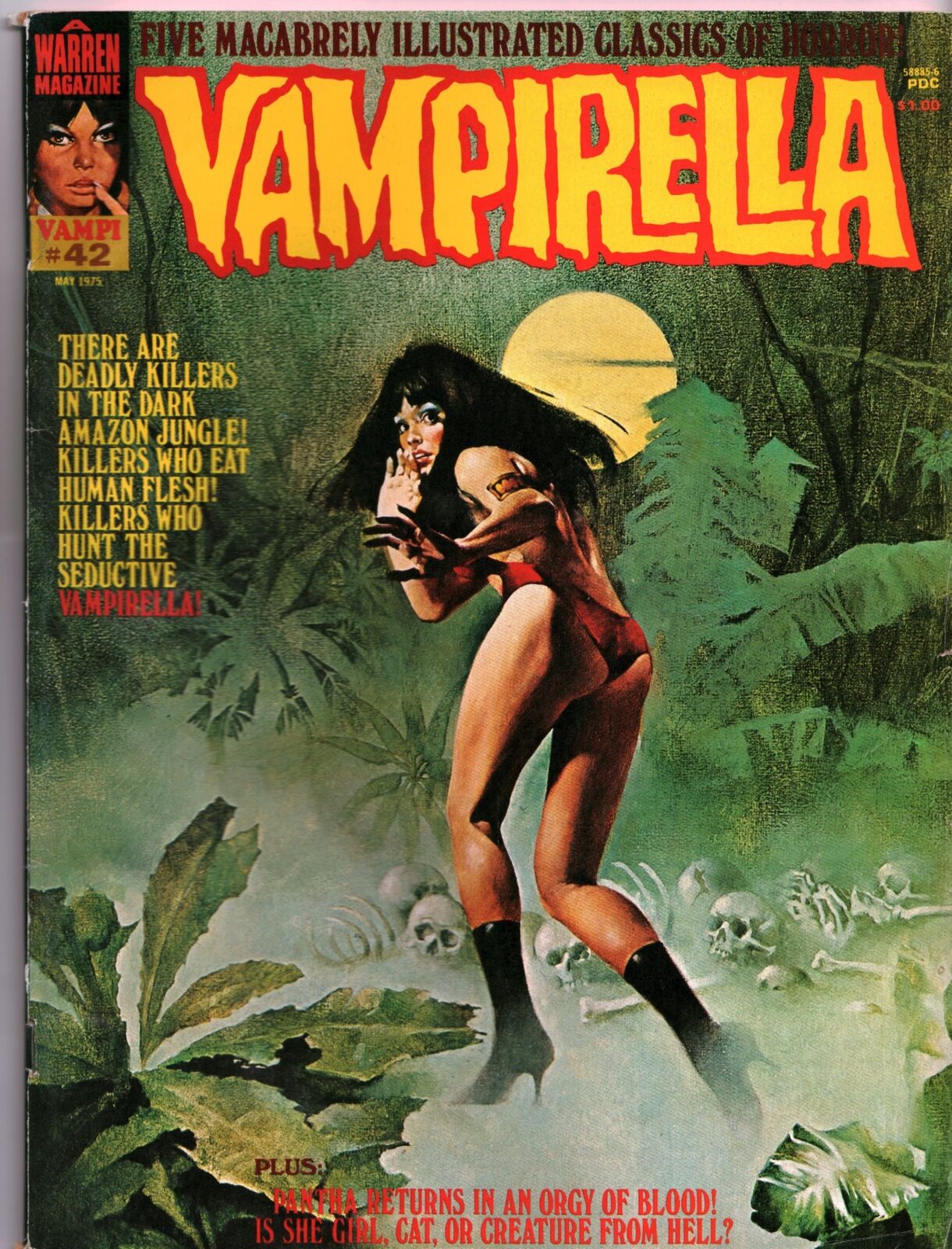 Vampirella #42 May 1975 Comic Book Warren Publishing