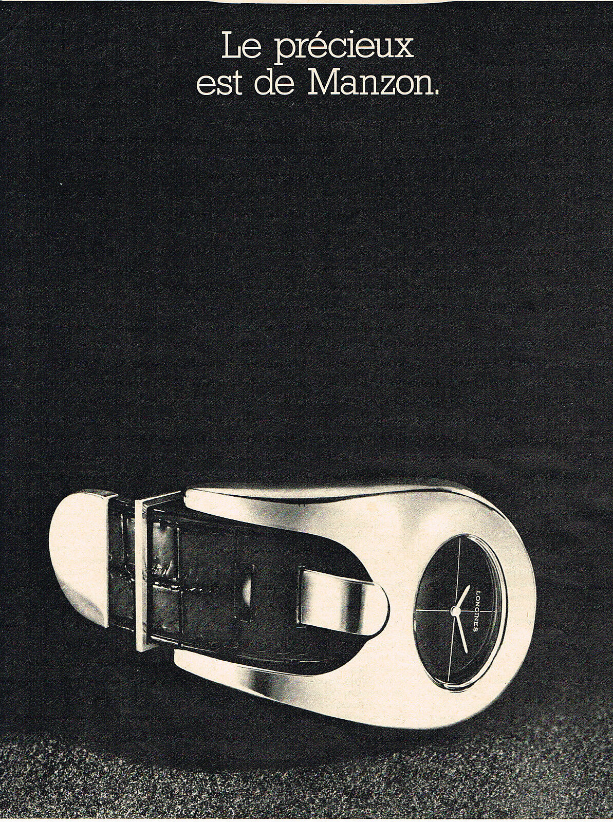 1973 ADVERTISING ADVERTISEMENT 064 LONGINES MANZON Watch Collection