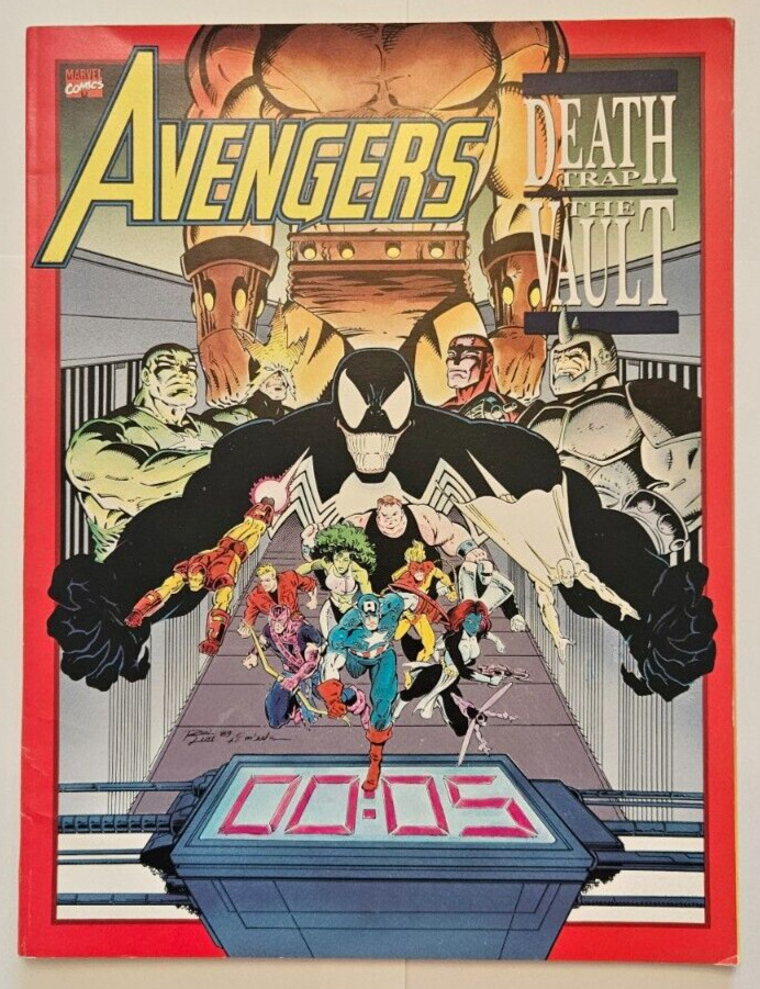 Avengers: Death Trap, The Vault Magazine (1991) FN Venom Captain America SheHulk