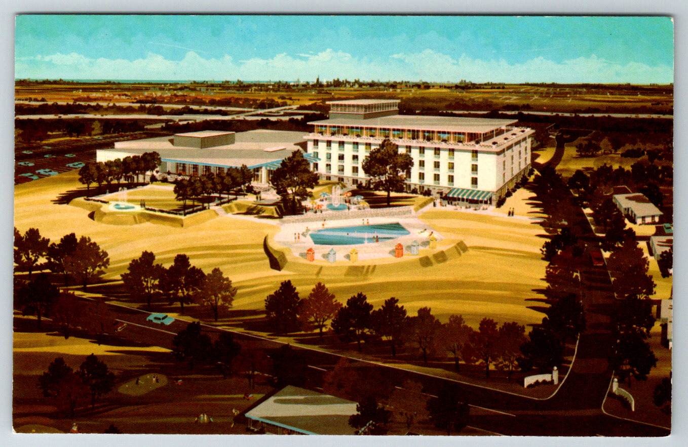 c1960s Drake Oakbrook Postcard Oak Brook Illinois Resort Athletics \'