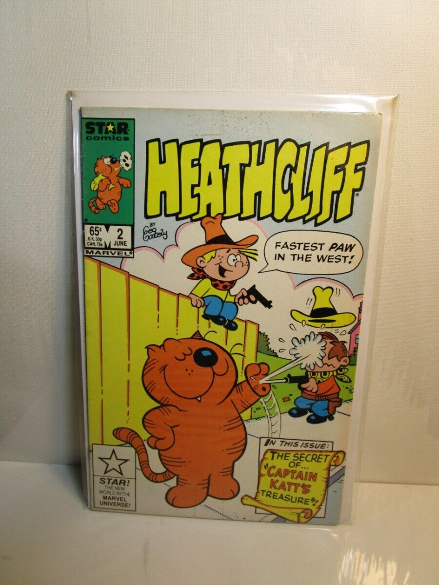 Heathcliff #2 (Marvel Star Comics, 1985) Bagged Boarded