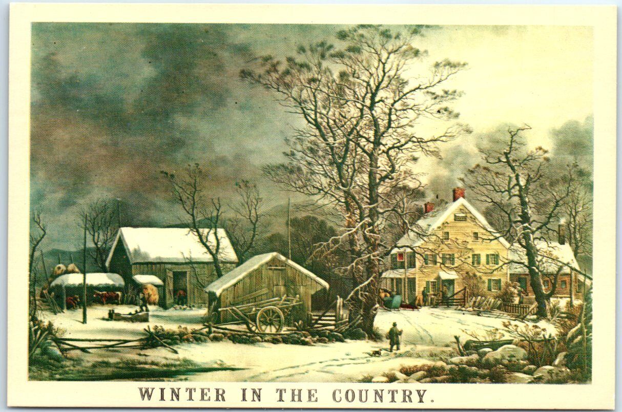 Postcard - Winter in the Country