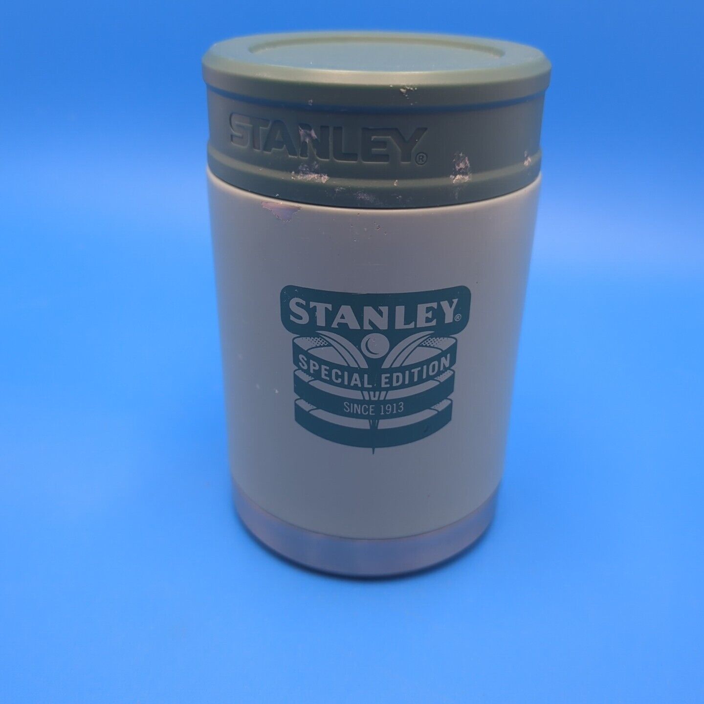 Stanley Special Edition Green Vacuum Food Container 18 Oz Stainless Steel VGC