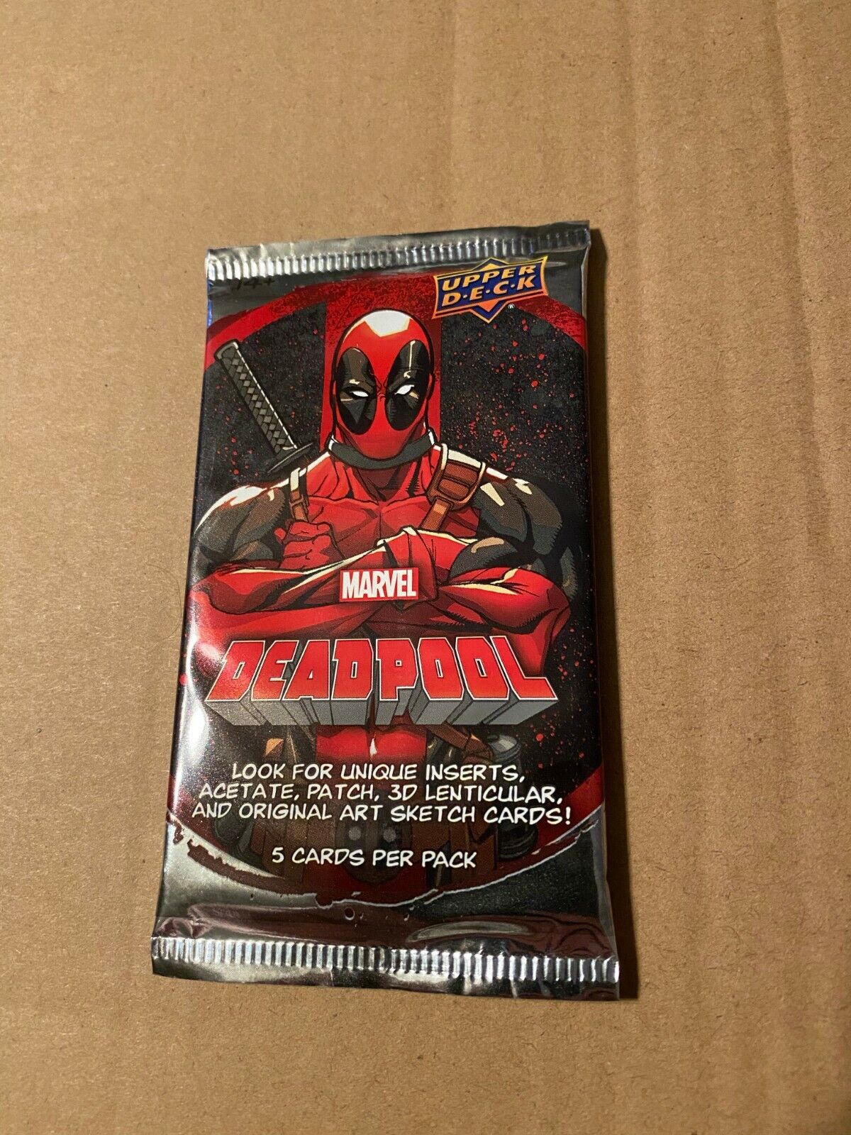2019 Upper Deck Marvel Deadpool Insert Hobby HOT Pack Patch Sketch Plate 1/1 Box