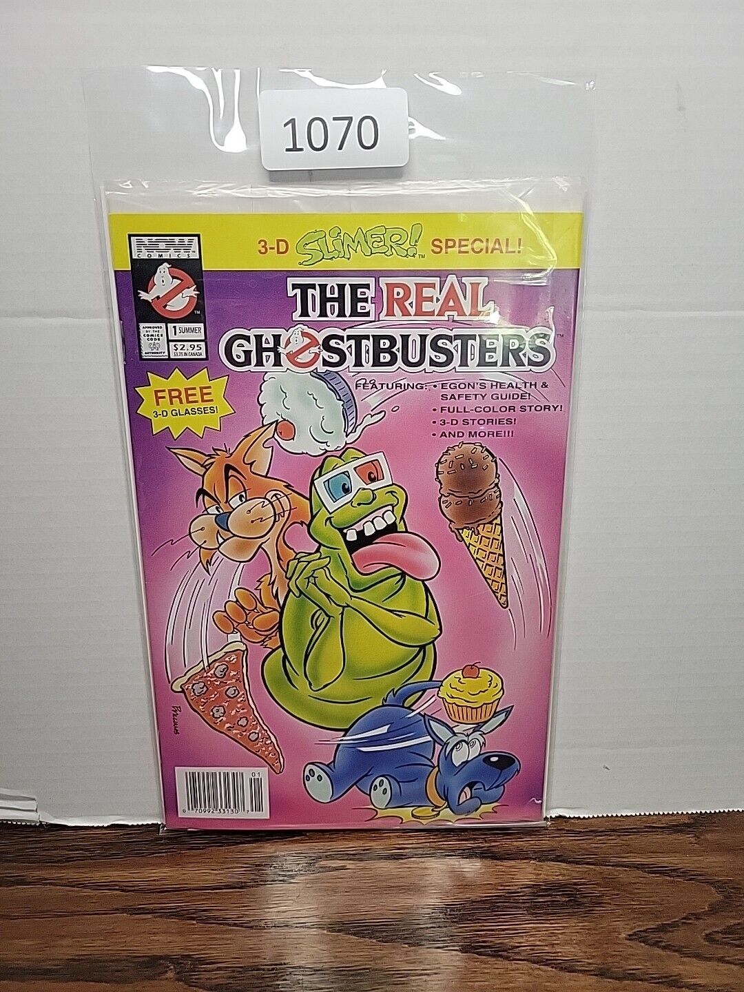 REAL GHOSTBUSTERS 3-D SLIMER SPECIAL  #1 PLUS THE REAL GHOSTBUSTERS 1993 Annual 