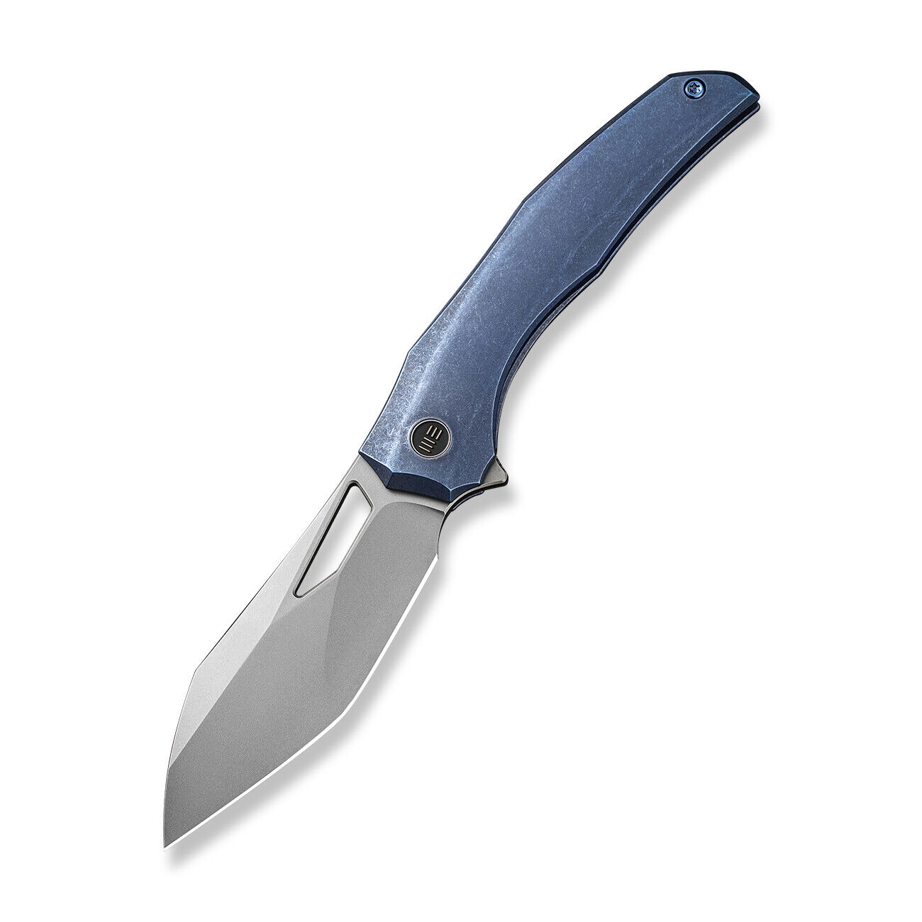 WE Knife Ignio Frame Lock WE22042B-3 Blue Titanium 20CV Stainless Pocket Knives