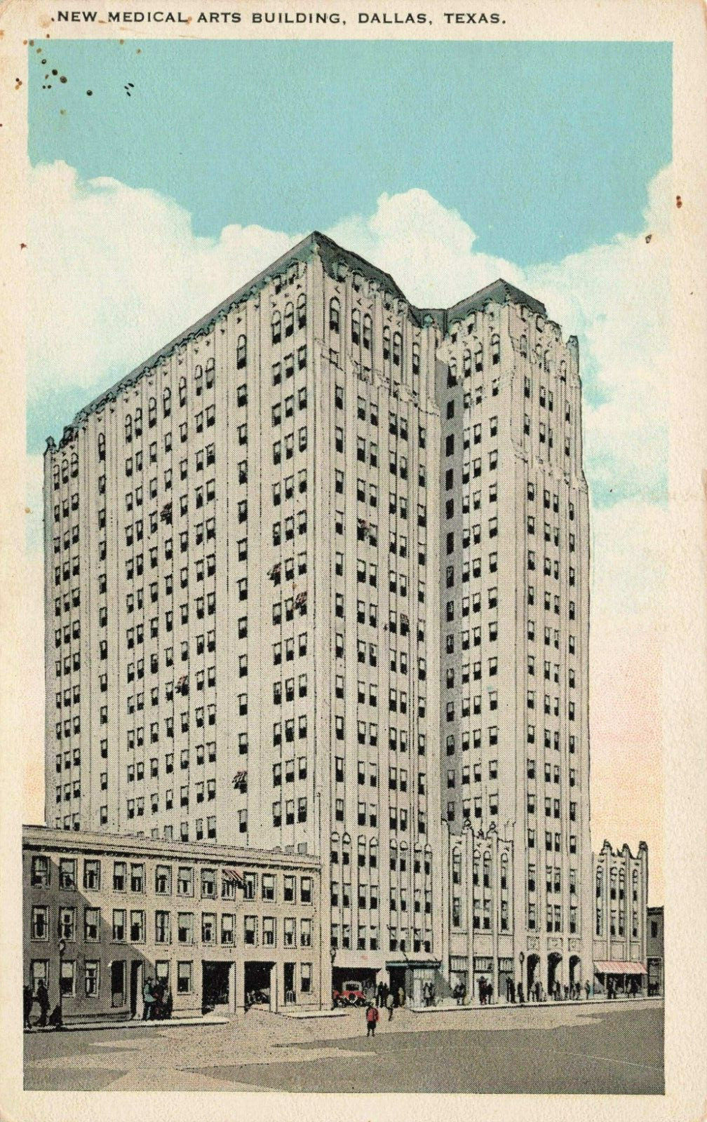 Postcard New Medical Arts Building, Dallas, Texas TX Vintage