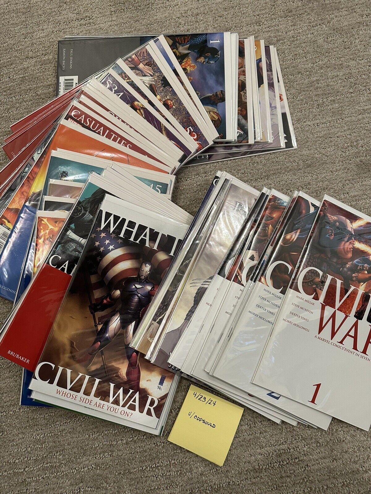 🔥 Marvel 2006 Series Civil War #1 - #7 Complete Series + Tie Ins + One Shots