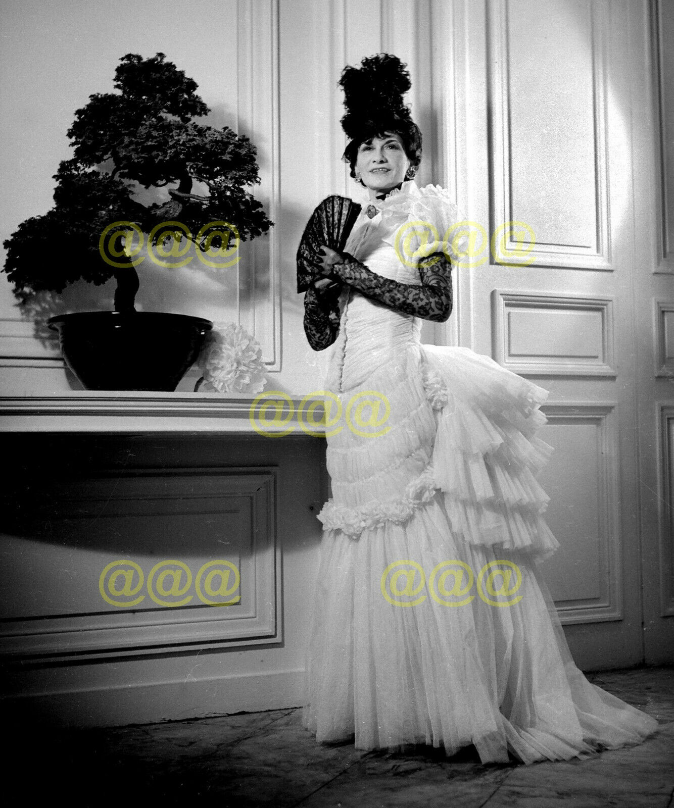 Photo - Coco Chanel at a ball, mid 1930s