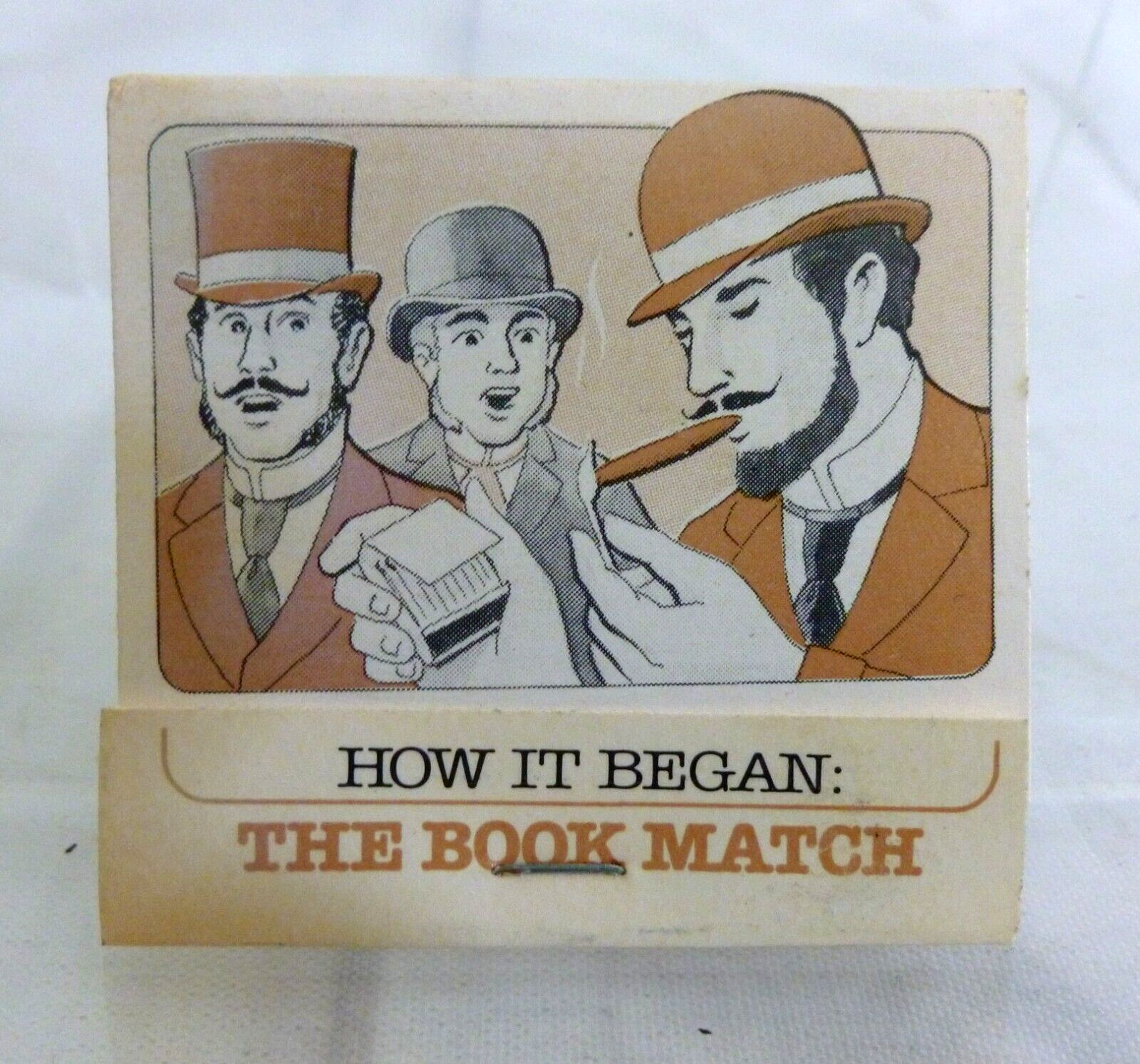 Vintage Matchbook Unstruck - How it Began - The Book Match - Advertisement