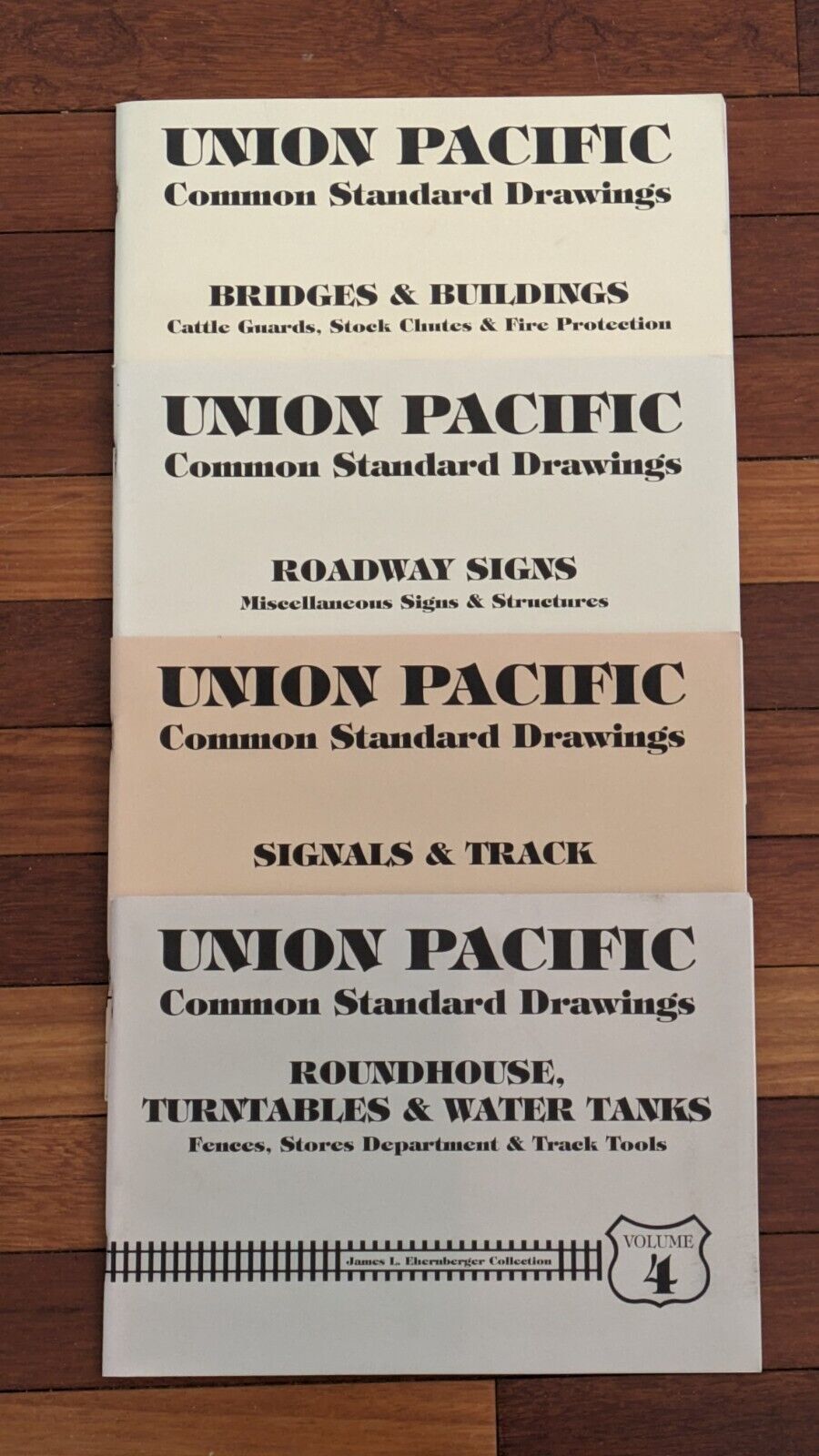 Union Pacific Standard Drawings Volumes 1, 2, 3 & 4  Ehernberger Collection
