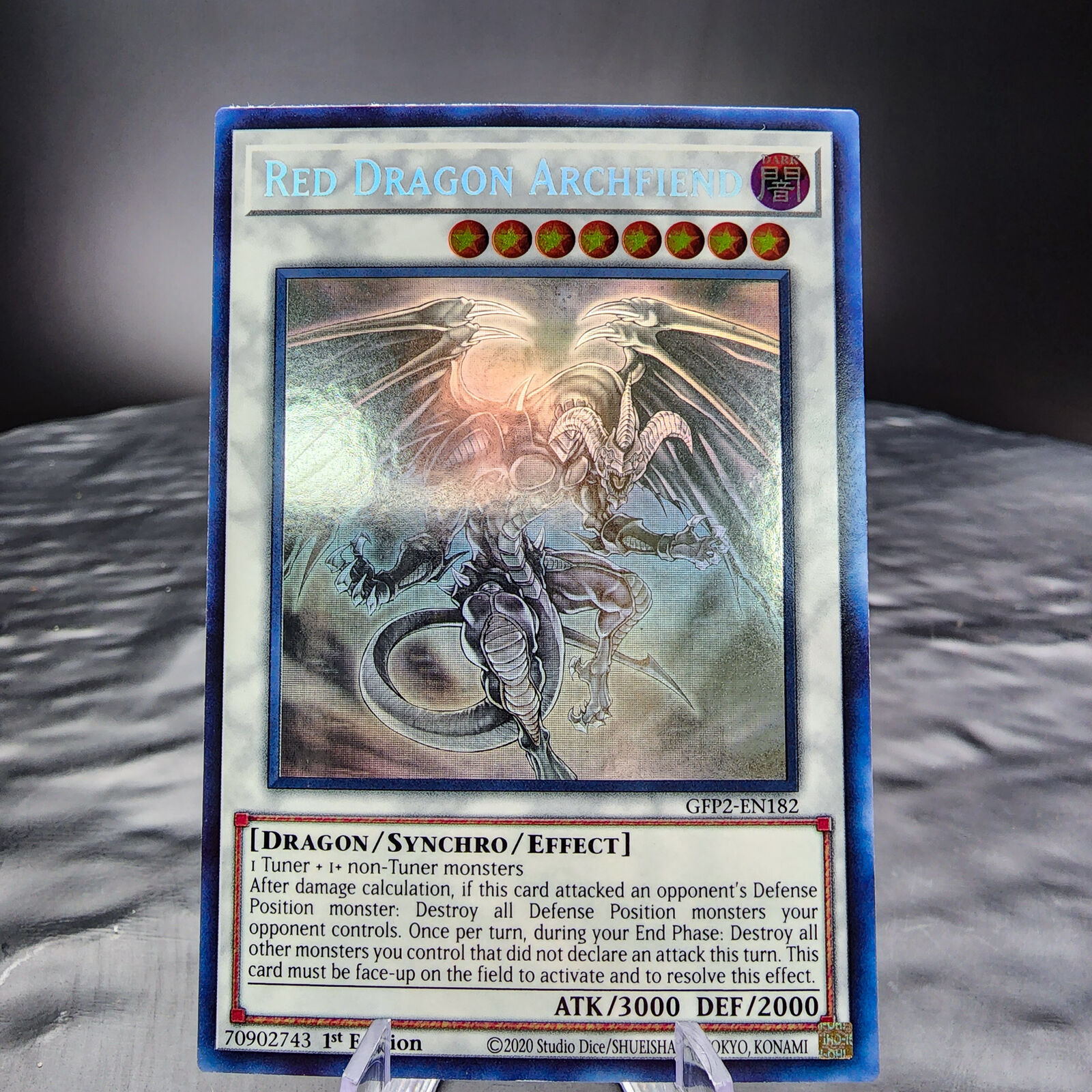Yu-Gi-Oh Red Dragon Archfiend GFP2-EN182 Ghost Rare 1st Ed Mint Card 🐉🔥🔥