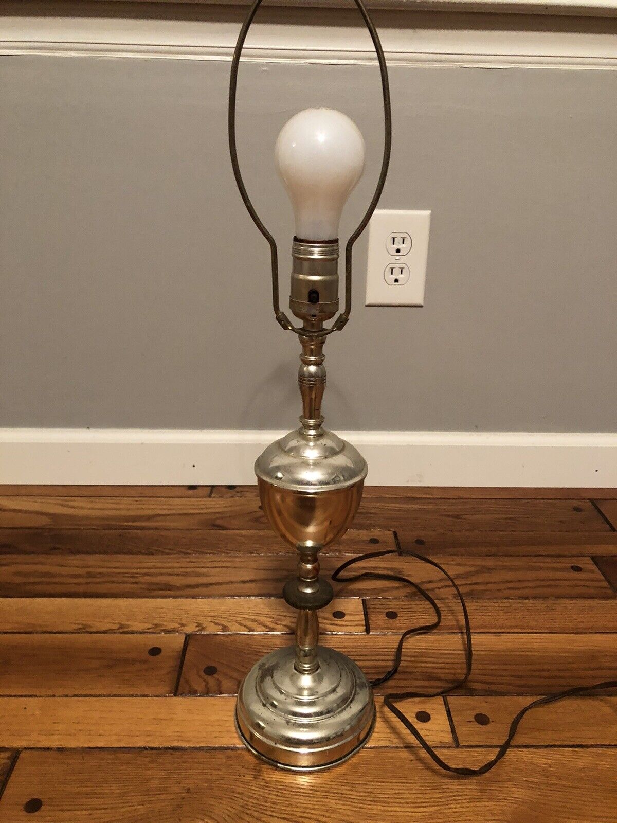 Vintage Chilo Candlestick Lamp Vintage 22”