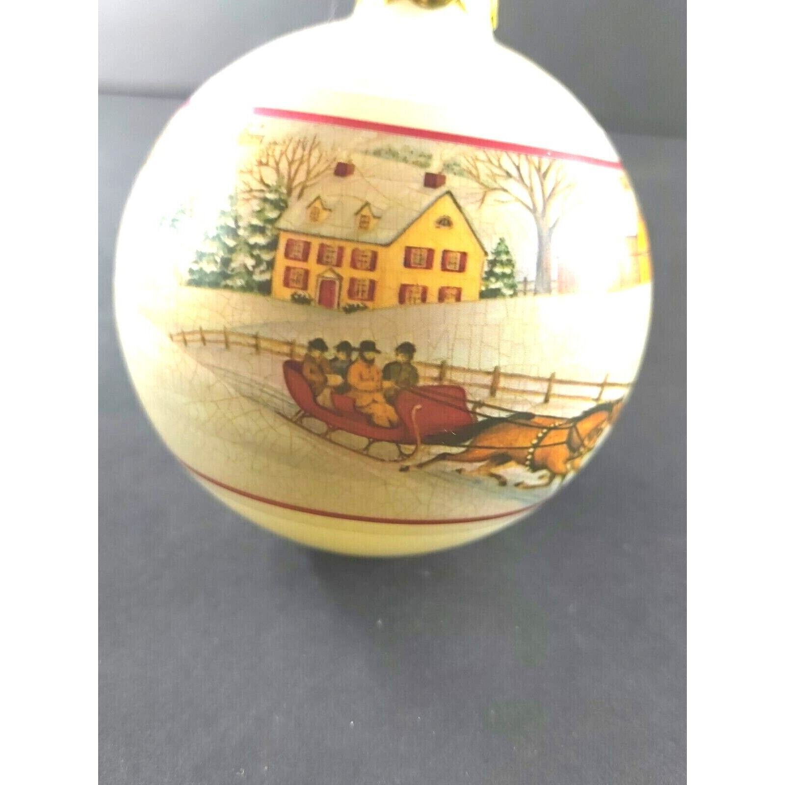 Hallmark Keepsake Ornament Grandmother 1983 Christmas Glass Ball Vintage