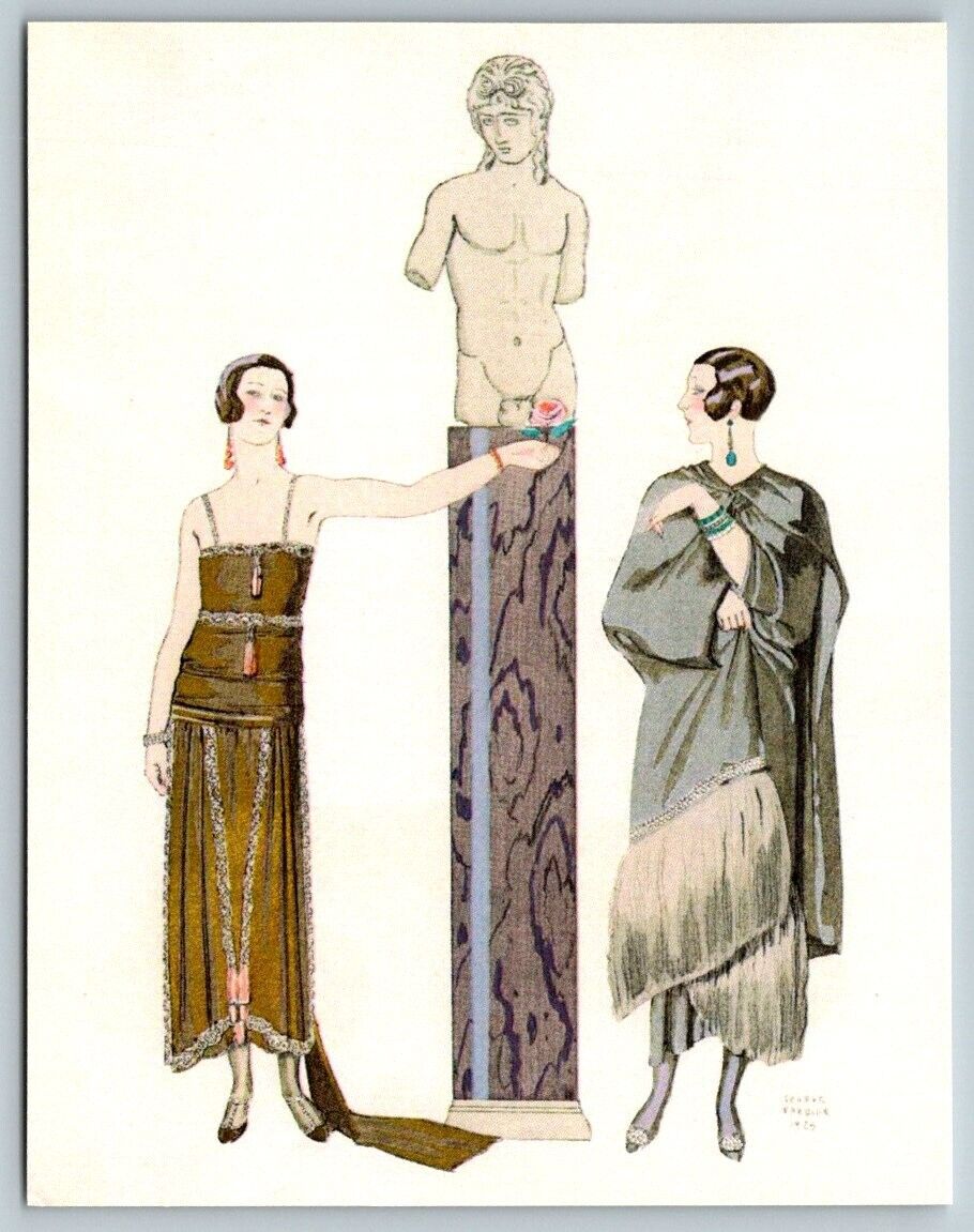 1920\'s  Ladies  Fashion   Replica  Postcard