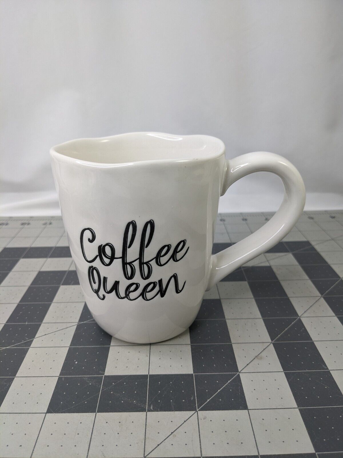 Pier 1 Imports Coffee Queen Mug Cup Stoneware