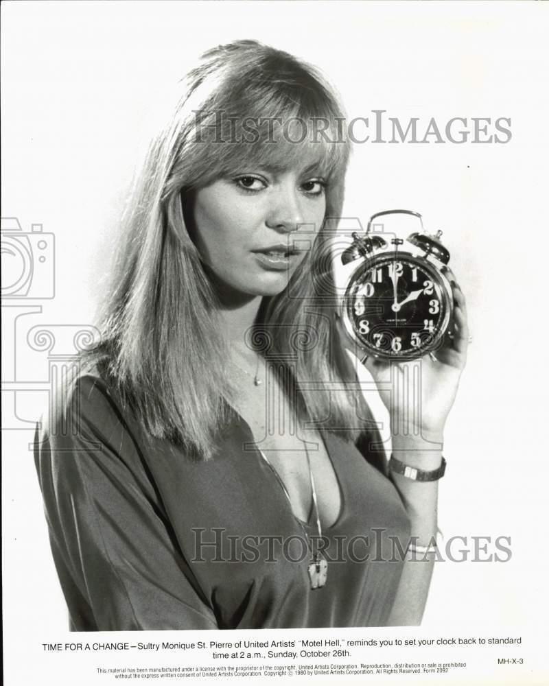 1980 Press Photo Actress Monique St. Pierre stars in \