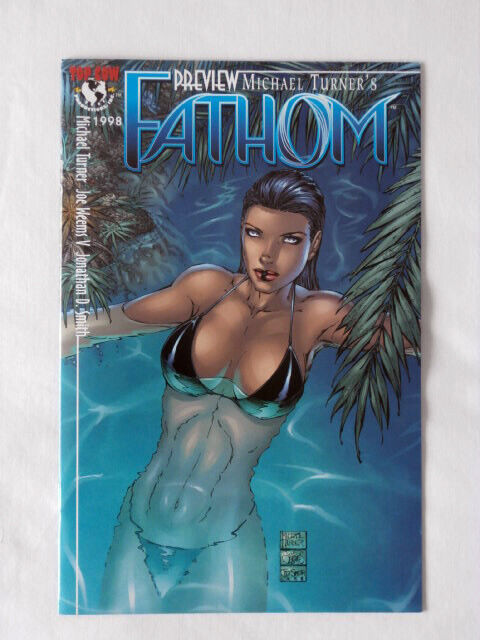 Fathom Preview 1998 1st Appearance Aspen Comics Michael Turner Excellent Cond